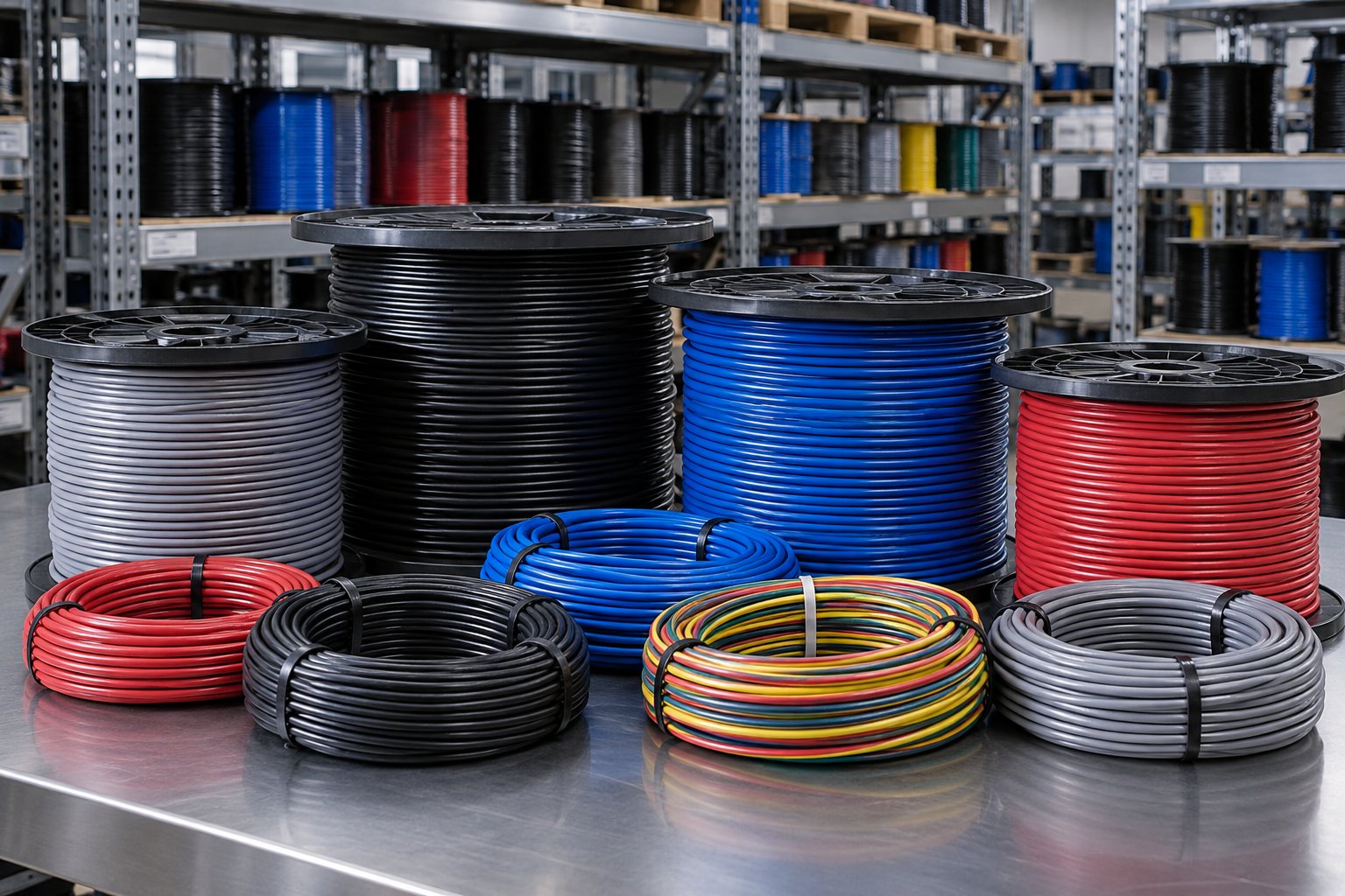 Rollos de cable automotriz